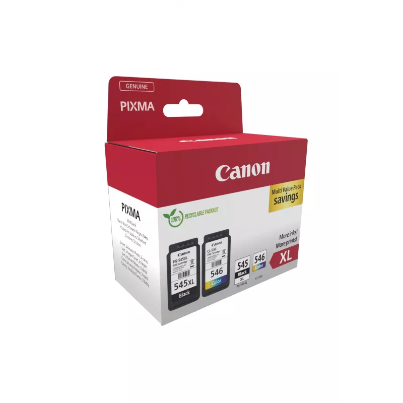 Canon 8286B012 tintas kasetnes 2 gab. Oriģinālās High (XL) ražība Melna, Ciāna, Fuksīna, Dzeltena