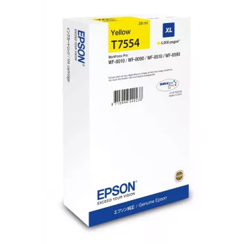Epson WF-8xxx sērijas tintes kasetne XL dzeltena augstas ražības 4000 lapas