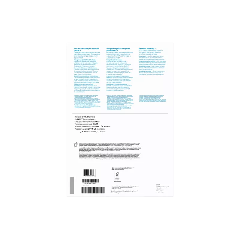 HP Advanced Glossy Photo Paper 250 g/m² A3 (297 x 420 mm) 20 loksnes
