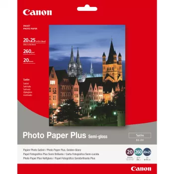 Canon SG-201 daļēji spīdīgs fotopapīrs Plus 8x10 collas - 20 loksnes