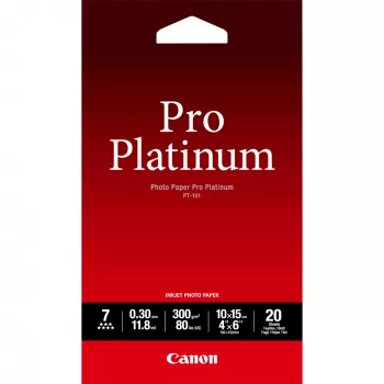 Foto papīrs Canon PT-101 Pro Platinum 4x6 collas - 20 loksnes
