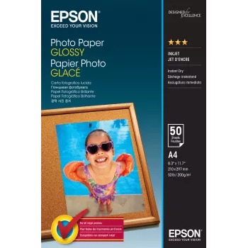 Foto papīrs Glossy Epson C13S042539 A4 50 loksnes