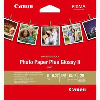 Canon PP-201 Glossy II Fotopapīrs Plus 5x5 collas - 20 loksnes