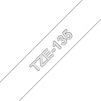 Lentīšu kasete Brother TZE-135 12mm melna uz balta