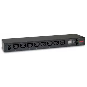 APC AP7820B mērītais strāvas sadalītājs (PDU) 8×C13 ligzdas 0U/1U melns