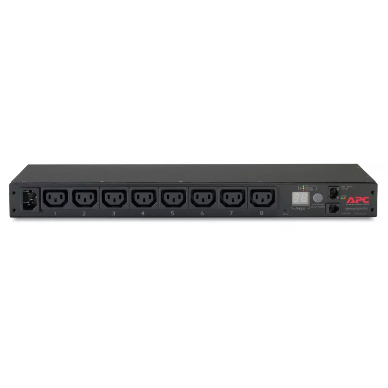 APC AP7820B mērītais strāvas sadalītājs (PDU) 8×C13 ligzdas 0U/1U melns