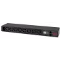 APC AP7821B strāvas sadales bloks (PDU) 8 AC kontaktligzdas 0U/1U Melns