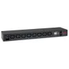 APC AP7821B strāvas sadales bloks (PDU) 8 AC kontaktligzdas 0U/1U Melns