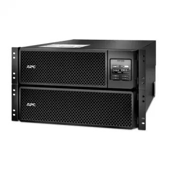 APC Smart-UPS On-Line SRT8KRMXLI - 8kW/VA, 6x C13 + 4x C19 + cietvadu 1 fāzes izeja, plauktā montējams, iebūvēts NMC