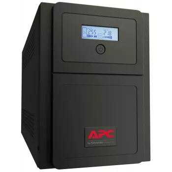 APC Easy UPS 1 fāzes līnijinteraktīvs, 1500VA, tornis, 230V, 6 IEC C13 kontaktligzdas, AVR, sausais kontakts, LCD, bez tīkla kartes atbalsta