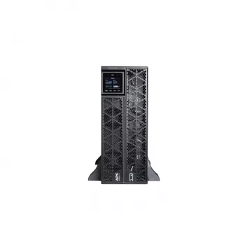 APC Smart-UPS On-Line, 5kVA/5kW, Rack/Tower, 230V, 2x IEC C13+1x IEC C19+Hard wire 3-wire (H+N+E) izejas, tīkla karte, bez sliežu komplekta