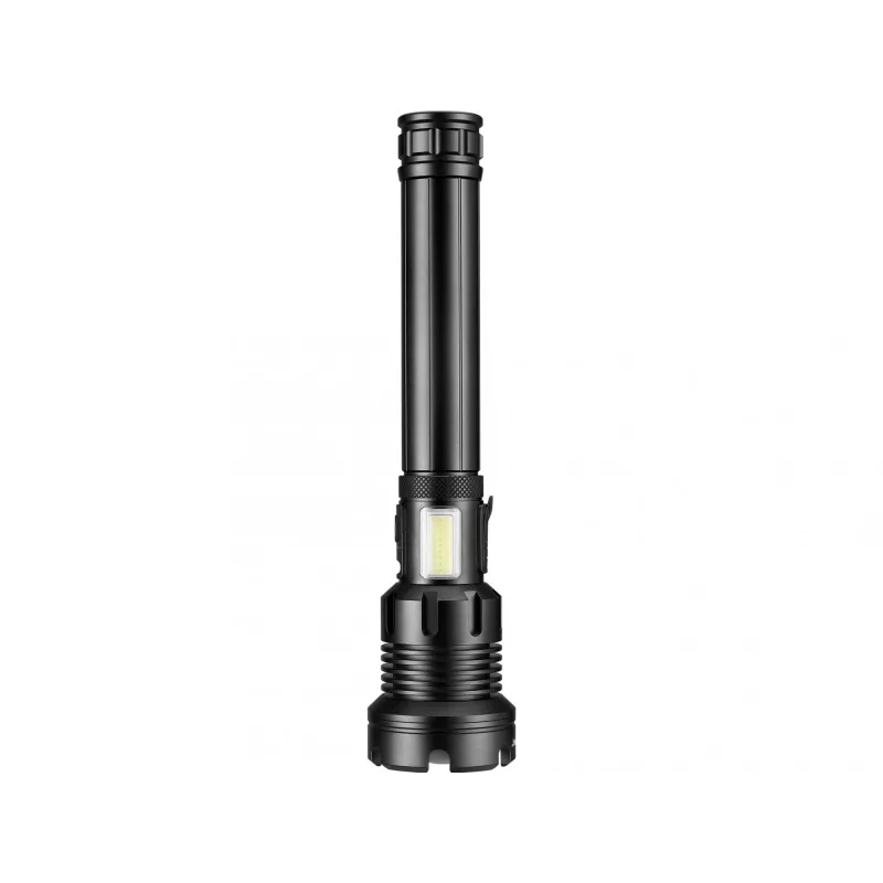 Sandberg Survivor 7in1 Torch Powerbank 10000 - Rokas lukturis, melns, alumīnijs, LED, 2 lampas, 500 lm