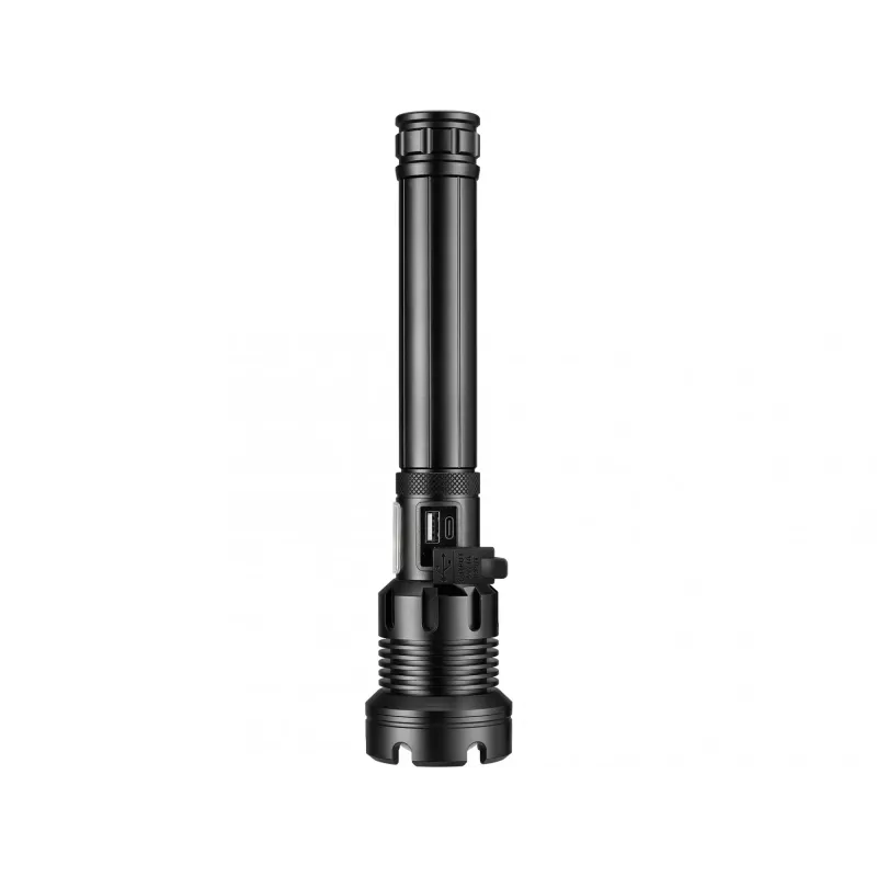 Sandberg Survivor 7in1 Torch Powerbank 10000 - Rokas lukturis, melns, alumīnijs, LED, 2 lampas, 500 lm