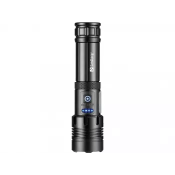 Sandberg Survivor 7in1 Torch Powerbank 5000, rokas lukturis, melns, alumīnijs, LED, 2 lampas, 200 lm