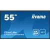 iiyama LH5541UHS-B2 Signage Displejs Kioska dizains 138.7 cm (54.6 collu) LCD 500 cd/m² 4K Ultra HD Melns Iebūvēts procesors 24/7