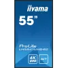 iiyama LH5541UHS-B2 Signage Displejs Kioska dizains 138.7 cm (54.6 collu) LCD 500 cd/m² 4K Ultra HD Melns Iebūvēts procesors 24/7