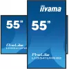 iiyama LH5541UHS-B2 Signage Displejs Kioska dizains 138.7 cm (54.6 collu) LCD 500 cd/m² 4K Ultra HD Melns Iebūvēts procesors 24/7