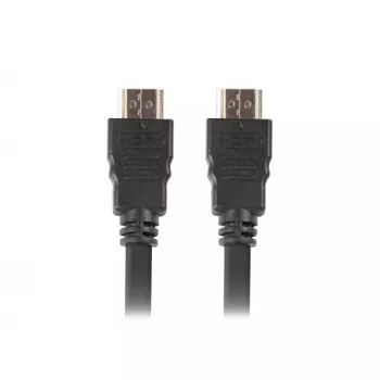 HDMI kabelis LANBERG CA-HDMI-11CC-0005-BK 0.5 m, HDMI Type A vīriešu–vīriešu, HDMI 1.4, 10.2 Gbit/s, melns