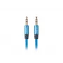 Audio kabelis Lanberg CA-MJMJ-10CU-0010-BL 1m 3.5mm vīrietis-vīrietis Zils