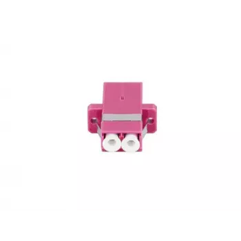 Šķiedru optikas adapteris LANBERG MM LC/UPC duplekss OM4