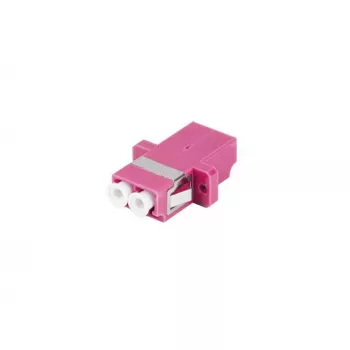 Šķiedru optikas adapteris LANBERG MM LC/UPC duplekss OM4