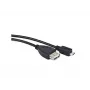 USB 2.0 kabelis LANBERG OEM-0006 — USB A uz Micro-USB B, 0,15 m, melns