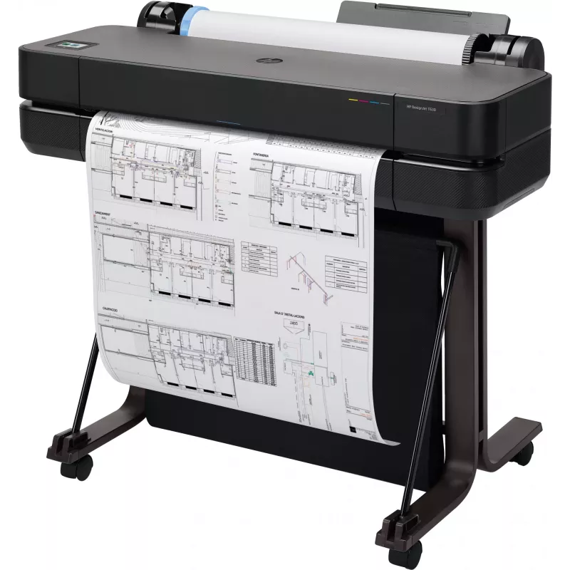 HP DesignJet T630 24 collu printeris 2025. gada izdevums, termālā tintes druka, 2400 x 1200 DPI, HP-GL/2, JPEG, HP-RTL, CALS G4, URF, melns, ciāns, fuksīns, dzeltens, 2400 x 1200 DPI, 76 lpp/h
