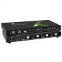 Techly 4x1 USB HDMI KVM slēdzis 4Kx2K IDATA KVM-HDMI4U Melns