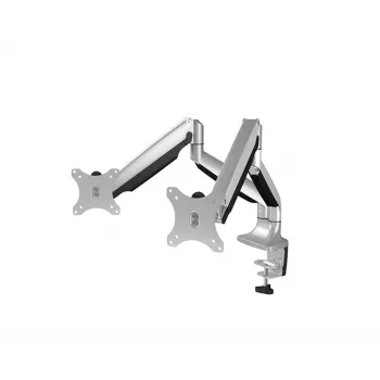 ICY BOX IB-MS504-T 81.3 cm (32 collu) Galda statīvs Melns, Sudrabs