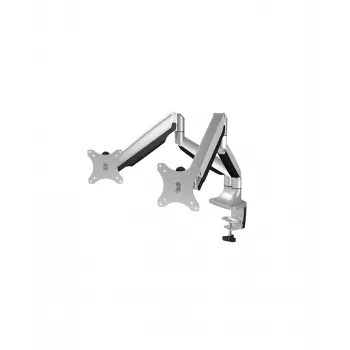 ICY BOX IB-MS504-T 81.3 cm (32 collu) Galda statīvs Melns, Sudrabs