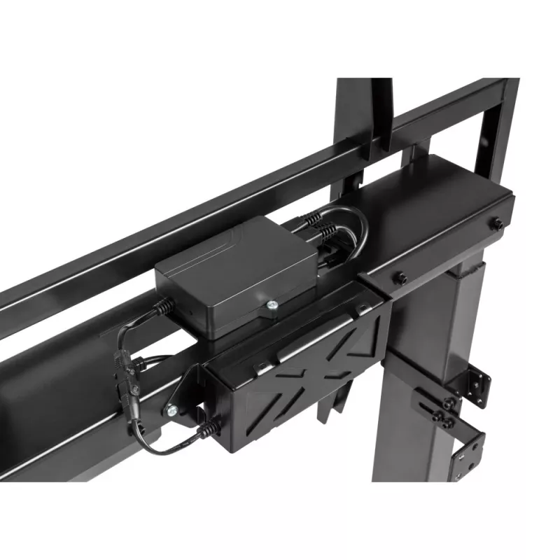 Techly ICA-TR68M elektriskais grīdas TV statīvs 2.54 m (100 collas) Melns