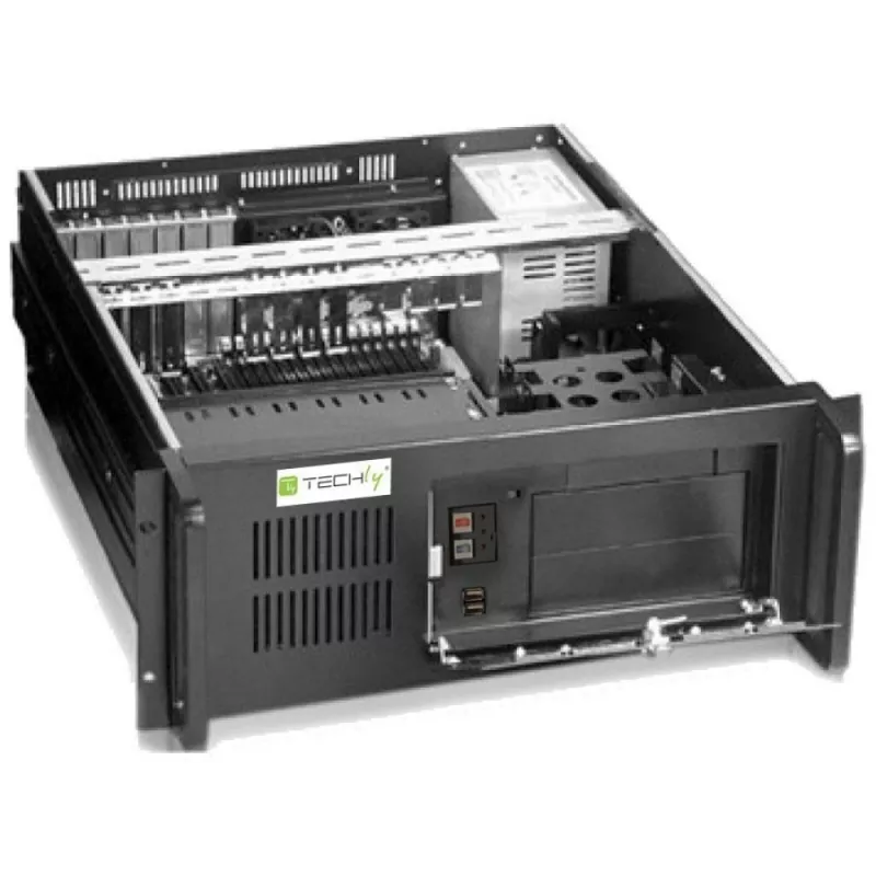 Techly Industrial 4U Rackmount datora korpuss I-CASE MP-P4HX-BLK2