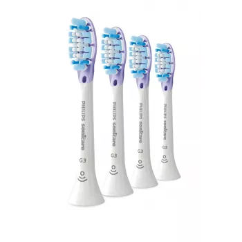 Philips Premium Gum Care HX9054/87 4 iepakojums birstes galviņas, 4 gab., Balta, 3 mēnešu, Mīksta, 62000 kustības minūtē
