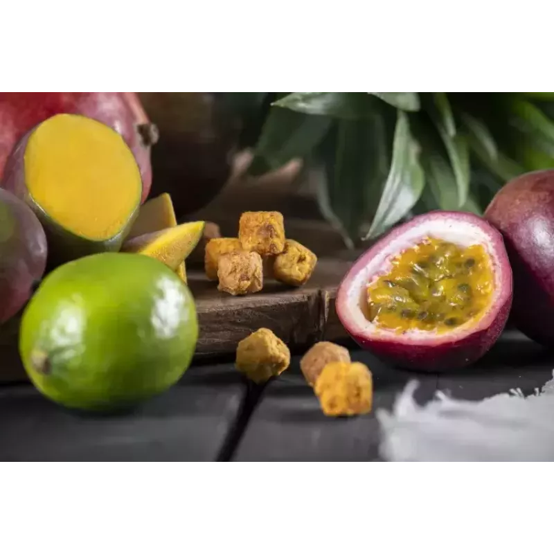 Žāvētu mango kubiņi 100 g, Eco fresh foods – uzkoda, sastāvdaļa cepšanai un pārslām