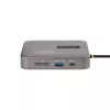 StarTech.com USB-C dokstacija, divi 4K 60Hz HDMI, saderīga ar MacBook Pro (M1/M2/M3/M4) un Windows, USB-A/USB-C 10Gbps centrmezgls, 100W Power Delivery, GbE, SD, 56cm kabelis