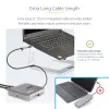 StarTech.com USB-C dokstacija, divi 4K 60Hz HDMI, saderīga ar MacBook Pro (M1/M2/M3/M4) un Windows, USB-A/USB-C 10Gbps centrmezgls, 100W Power Delivery, GbE, SD, 56cm kabelis