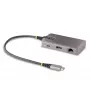 StarTech.com USB-C daudzportu adapteris - 4K 60Hz HDMI - HDR - 2 portu 5Gbps USB 3.0 centrmezgls - 100W Power Delivery caurvads - GbE - Chromebook sertificēts - Windows/macOS