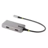StarTech.com USB-C daudzportu adapteris - 4K 60Hz HDMI - HDR - 2 portu 5Gbps USB 3.0 centrmezgls - 100W Power Delivery caurvads - GbE - Chromebook sertificēts - Windows/macOS