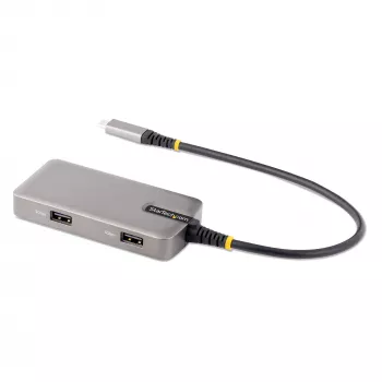 StarTech.com USB-C daudzportu adapteris - 4K 60Hz HDMI - HDR - 2 portu 5Gbps USB 3.0 centrmezgls - 100W Power Delivery caurvads - GbE - Chromebook sertificēts - Windows/macOS