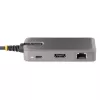 StarTech.com USB-C daudzportu adapteris - 4K 60Hz HDMI - HDR - 2 portu 5Gbps USB 3.0 centrmezgls - 100W Power Delivery caurvads - GbE - Chromebook sertificēts - Windows/macOS
