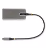 StarTech.com USB-C daudzportu adapteris - 4K 60Hz HDMI - HDR - 2 portu 5Gbps USB 3.0 centrmezgls - 100W Power Delivery caurvads - GbE - Chromebook sertificēts - Windows/macOS
