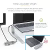 StarTech.com USB-C daudzportu adapteris - 4K 60Hz HDMI - HDR - 2 portu 5Gbps USB 3.0 centrmezgls - 100W Power Delivery caurvads - GbE - Chromebook sertificēts - Windows/macOS