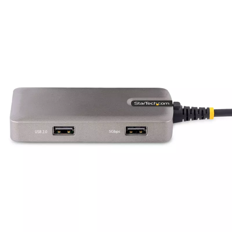 StarTech.com USB-C daudzportu adapteris - 4K 60Hz HDMI ar HDR - 3 portu USB centrmezgls - 100W Power Delivery caurvads - saderīgs ar Chromebook