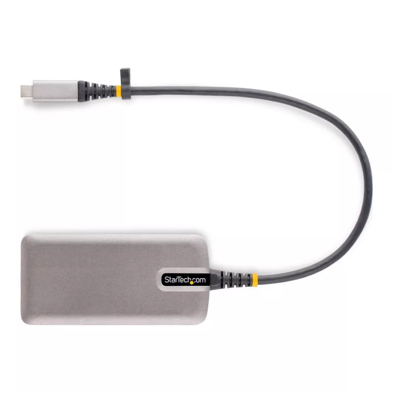 StarTech.com USB-C daudzportu adapteris - 4K 60Hz HDMI ar HDR - 3 portu USB centrmezgls - 100W Power Delivery caurvads - saderīgs ar Chromebook