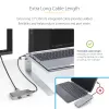 StarTech.com USB-C daudzportu adapteris - 4K 60Hz HDMI ar HDR - 3 portu USB centrmezgls - 100W Power Delivery caurvads - saderīgs ar Chromebook