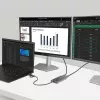 StarTech.com USB-C uz Diviem HDMI Adapteris - USB-C vai A uz 2x HDMI - 4K 60Hz - 100W Barošanas Padeves Caurlaide - 1ft (30cm) Iebūvēts Kabelis - USB uz HDMI Daudzmonitoru Pārveidotājs Klēpjdatoram - TAA