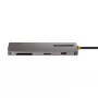 StarTech.com USB-C daudzportu adapteris 4K 60Hz HDMI video, 3 portu 5Gbps USB-A centrmezgls, 100W USB barošanas padeves caurlaide/GbE/SD/MicroSD, 30 cm kabelis, ceļojuma klēpjdatora dokstacija