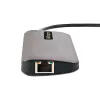 StarTech.com USB-C daudzportu adapteris 4K 60Hz HDMI video, 3 portu 5Gbps USB-A centrmezgls, 100W USB barošanas padeves caurlaide/GbE/SD/MicroSD, 30 cm kabelis, ceļojuma klēpjdatora dokstacija