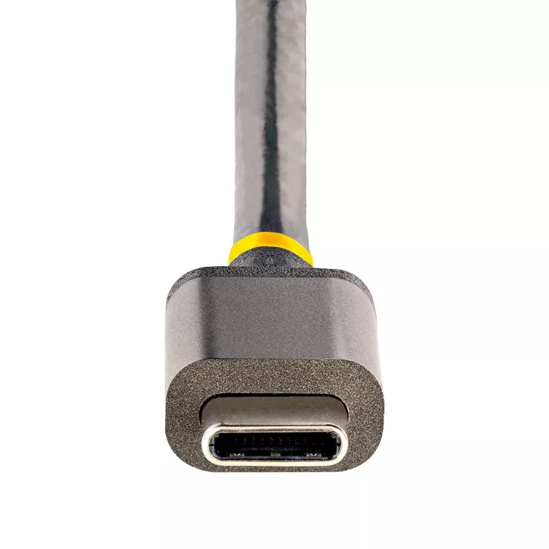 StarTech.com USB-C daudzportu adapteris 4K 60Hz HDMI video, 3 portu 5Gbps USB-A centrmezgls, 100W USB barošanas padeves caurlaide/GbE/SD/MicroSD, 30 cm kabelis, ceļojuma klēpjdatora dokstacija