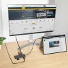 StarTech.com USB-C daudzportu adapteris 4K 60Hz HDMI video, 3 portu 5Gbps USB-A centrmezgls, 100W USB barošanas padeves caurlaide/GbE/SD/MicroSD, 30 cm kabelis, ceļojuma klēpjdatora dokstacija